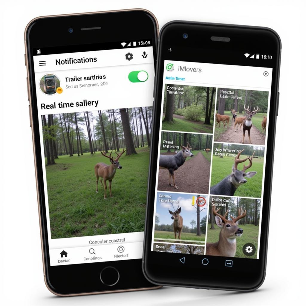 Trail Camera App Interface