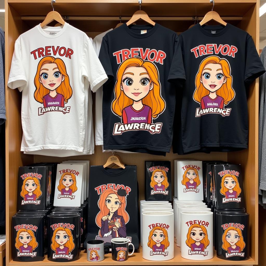 Trevor Lawrence Cartoon on Fan Merchandise