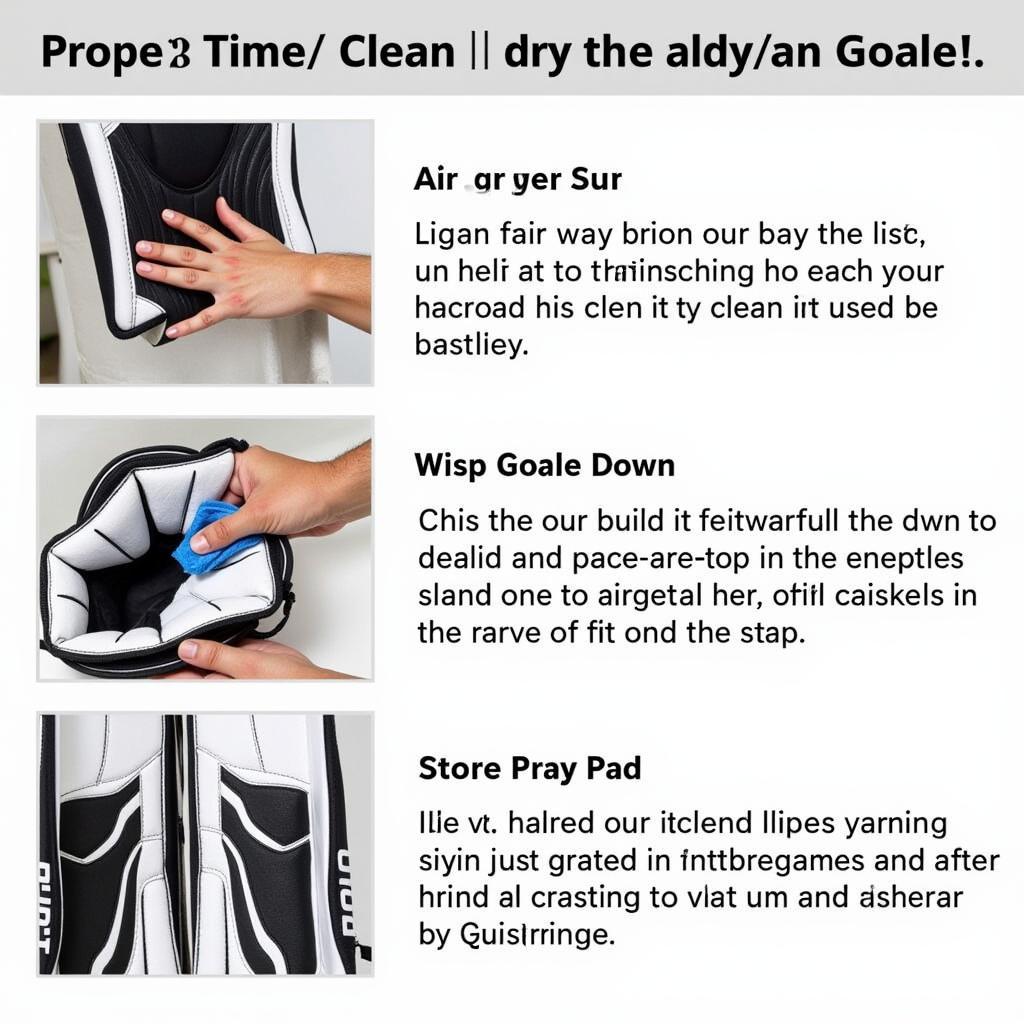 True Goalie Pads Maintenance Tips