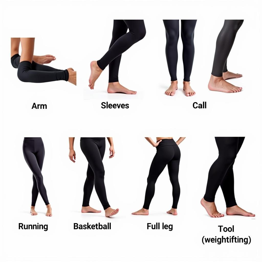 Various Compression Sleeves for Different Sports