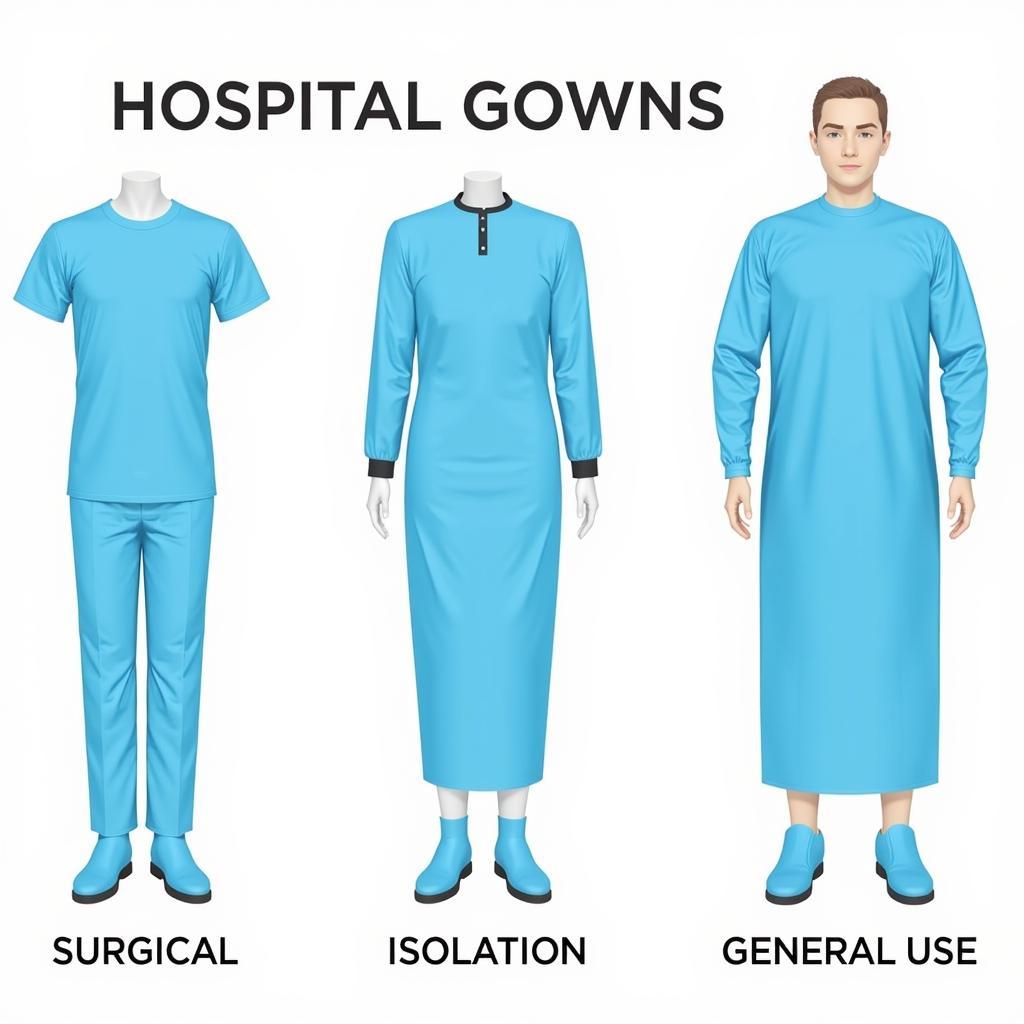 Different Types of Hospital Gowns