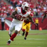 Tyreek Hill showcases his blazing speed on the field