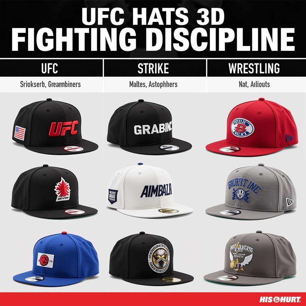 UFC Hat Styles by Fighting Discipline