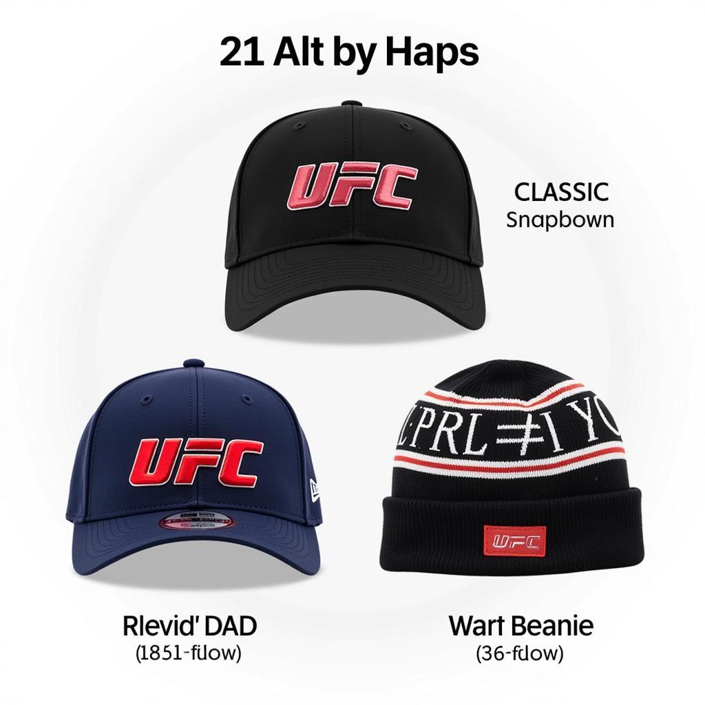 UFC Hat Styles: Snapback, Dad Hat, Beanie