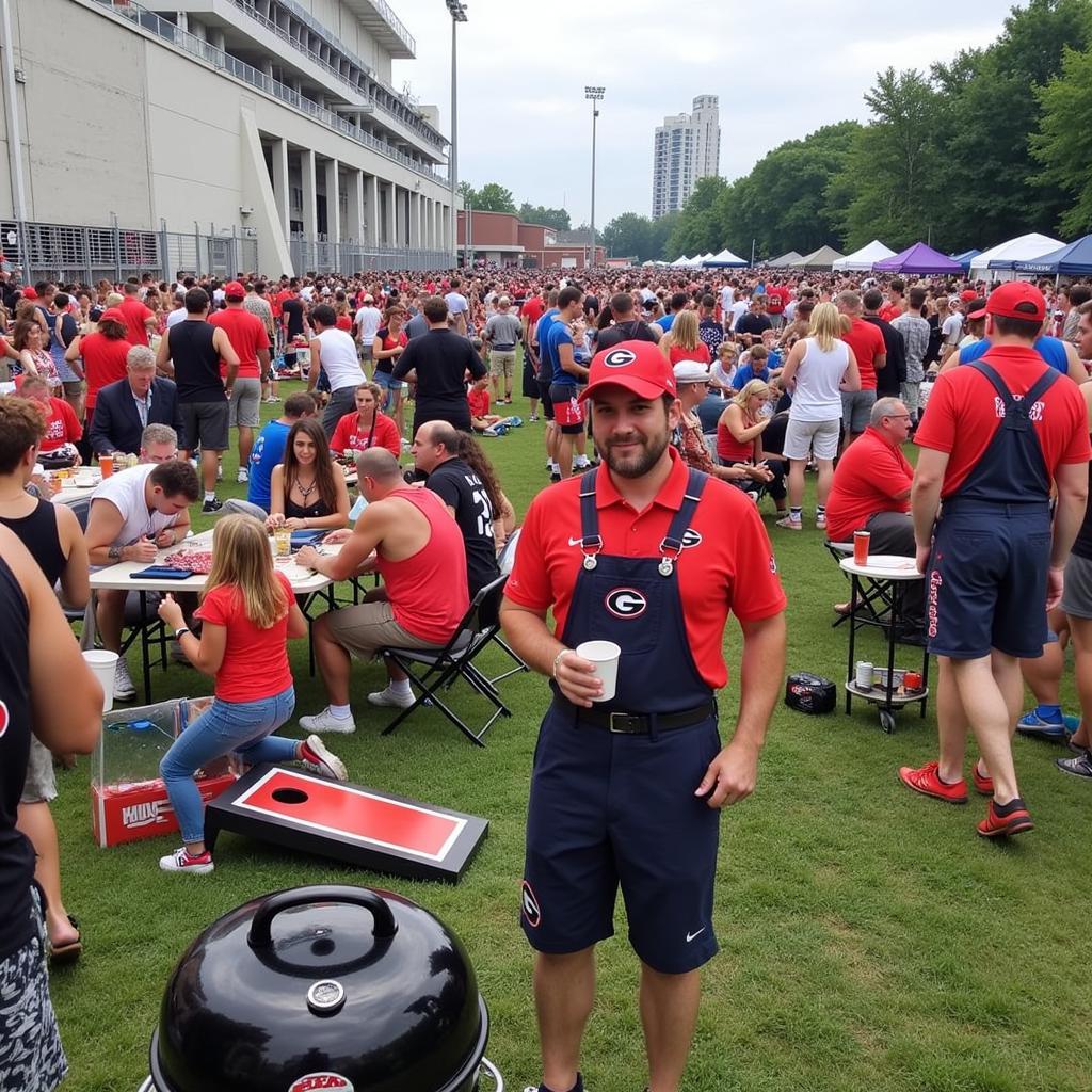 UGA Overalls Tailgate