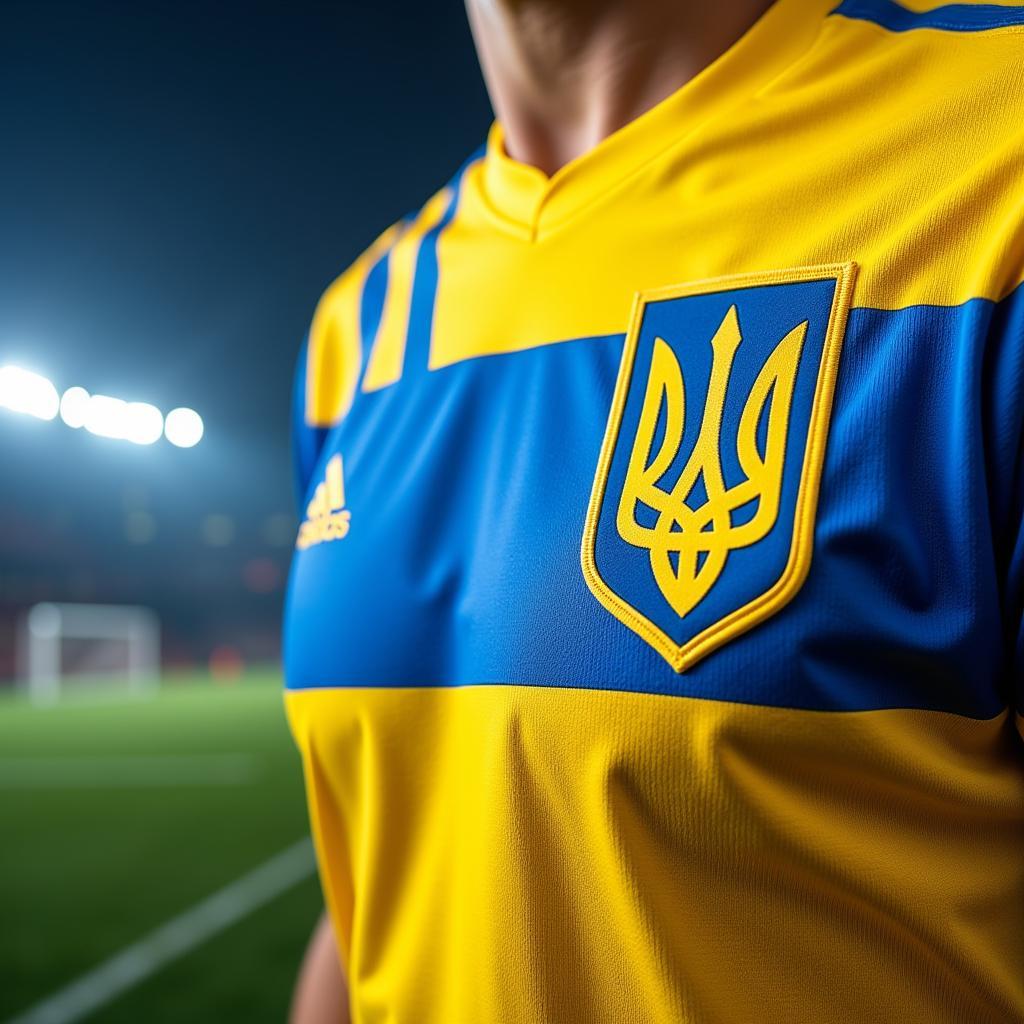 adidas Ukraine jersey design details