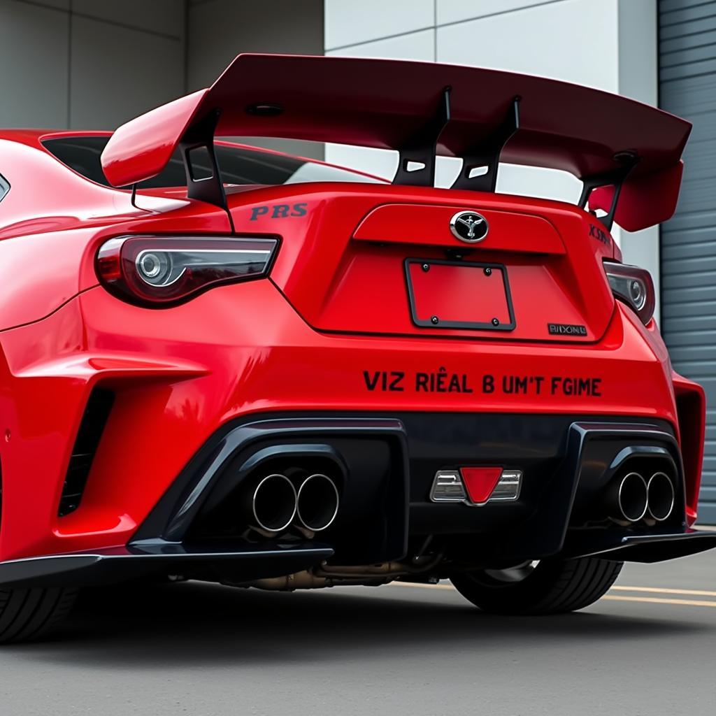 V3 Rocket Bunny FRS Rear View