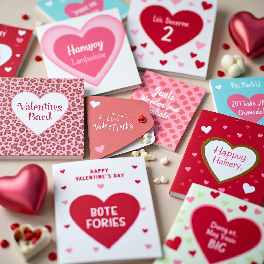 Variety of Valentines Card Packs