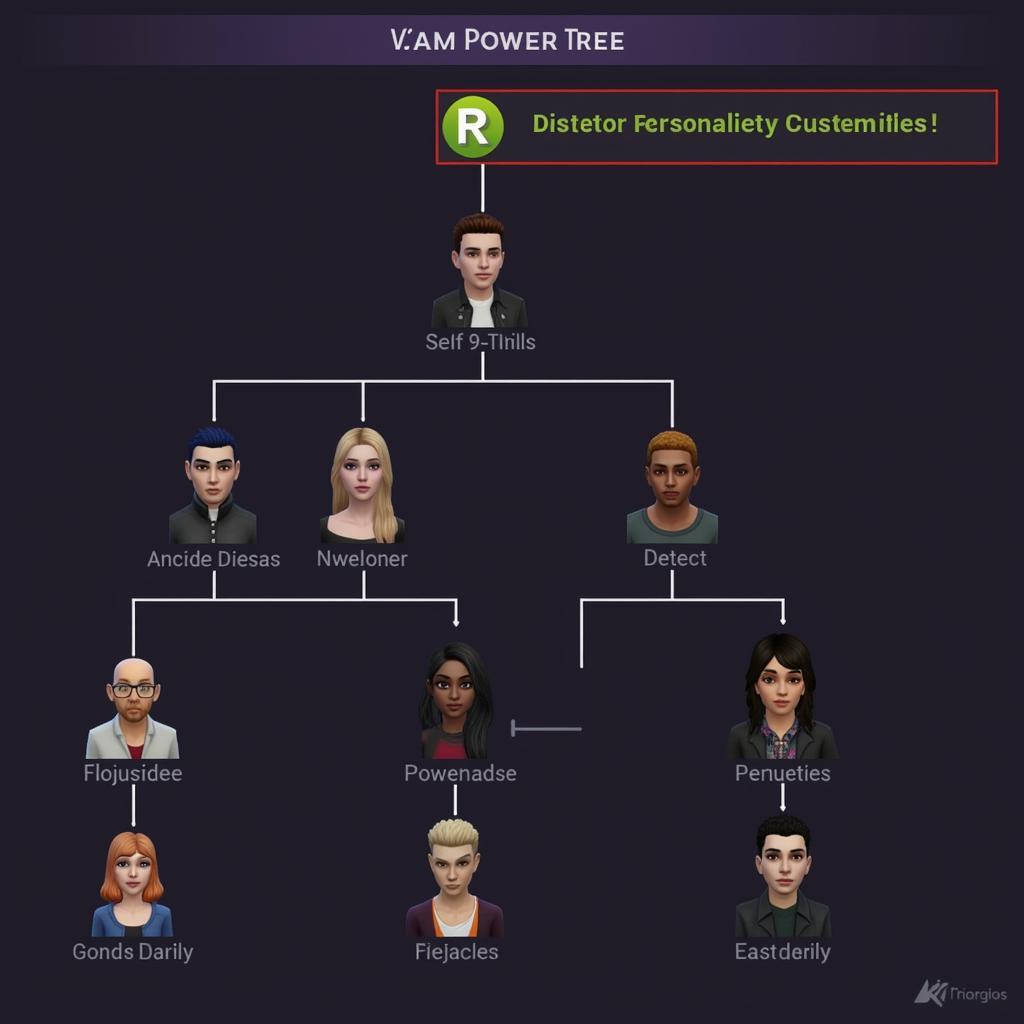 Sims 4 Vampire Power Tree