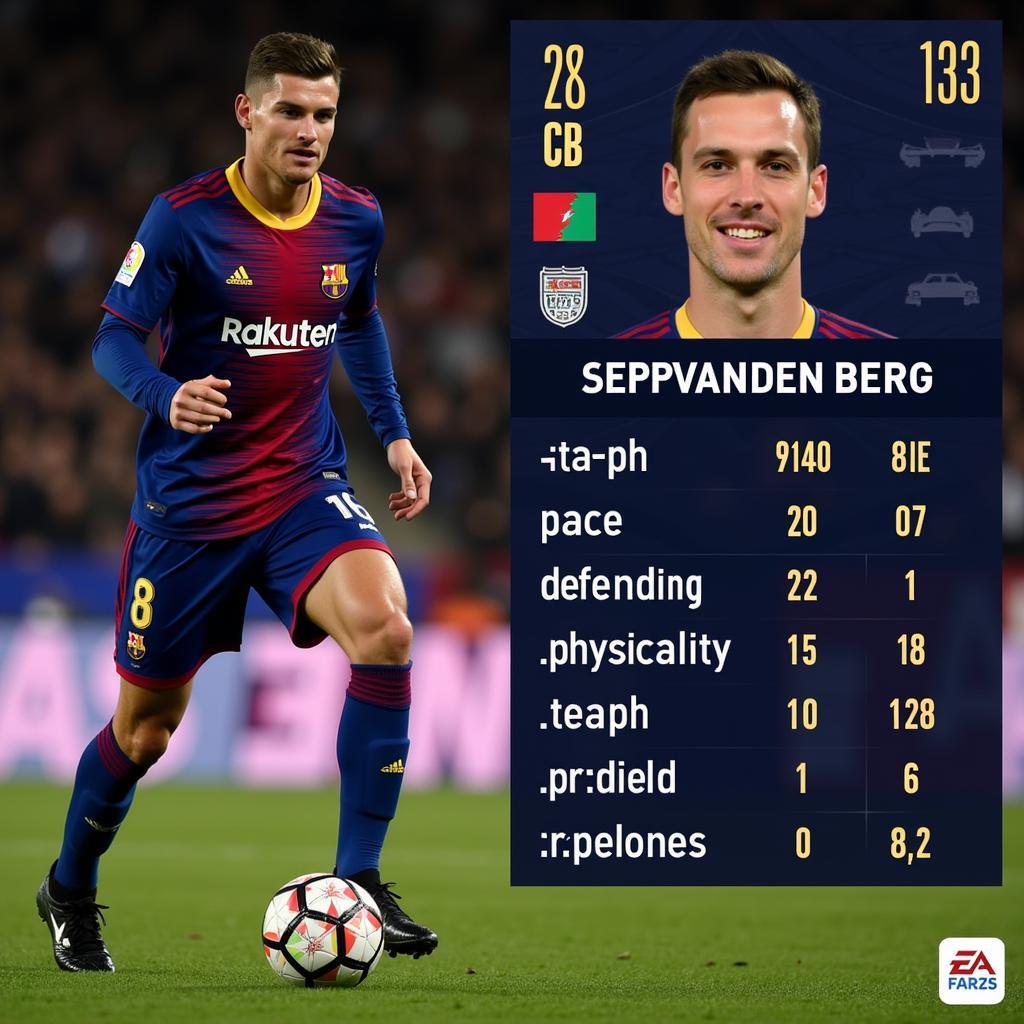 Van den Berg FIFA 22 Stats Overview