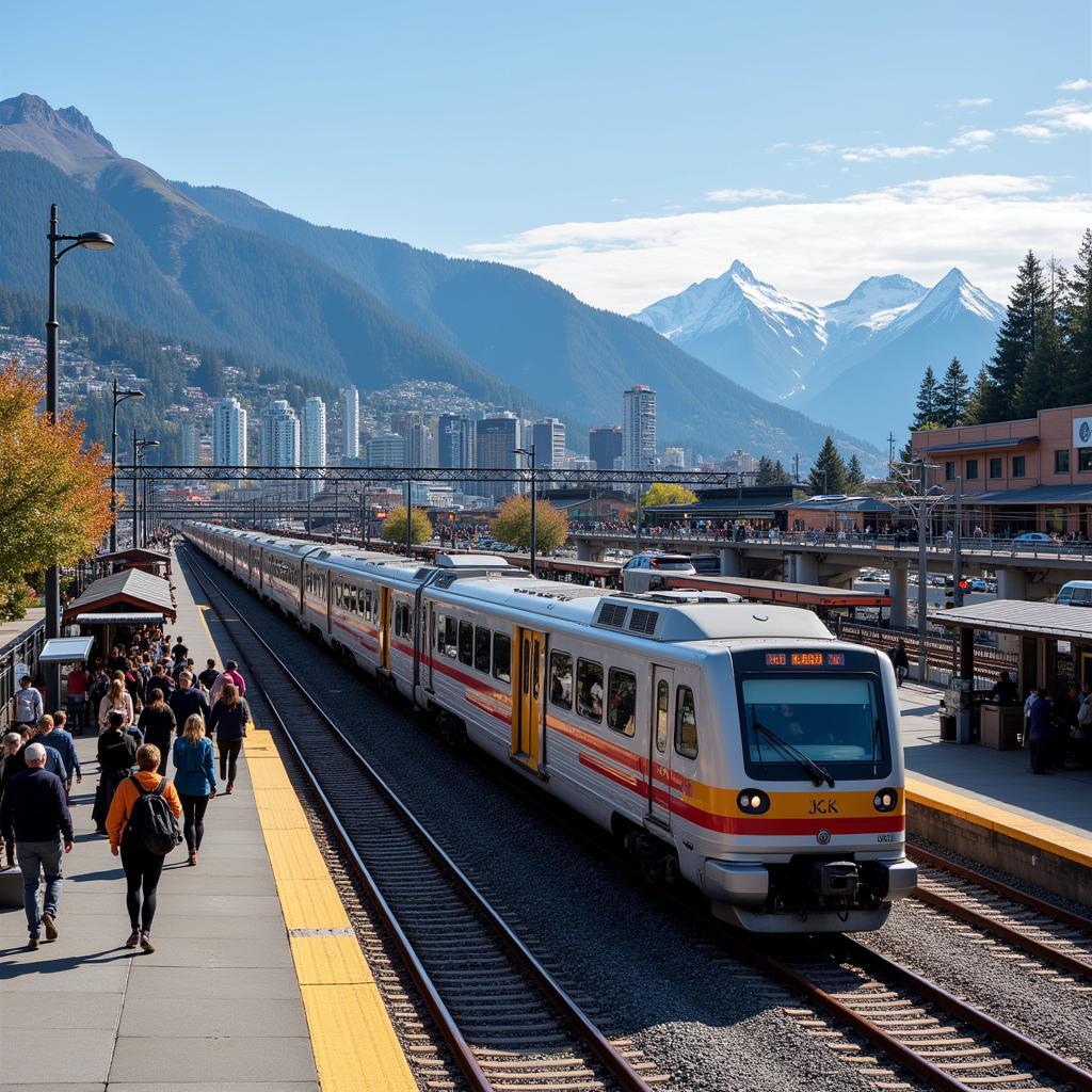 Vancouver Train Station Departure