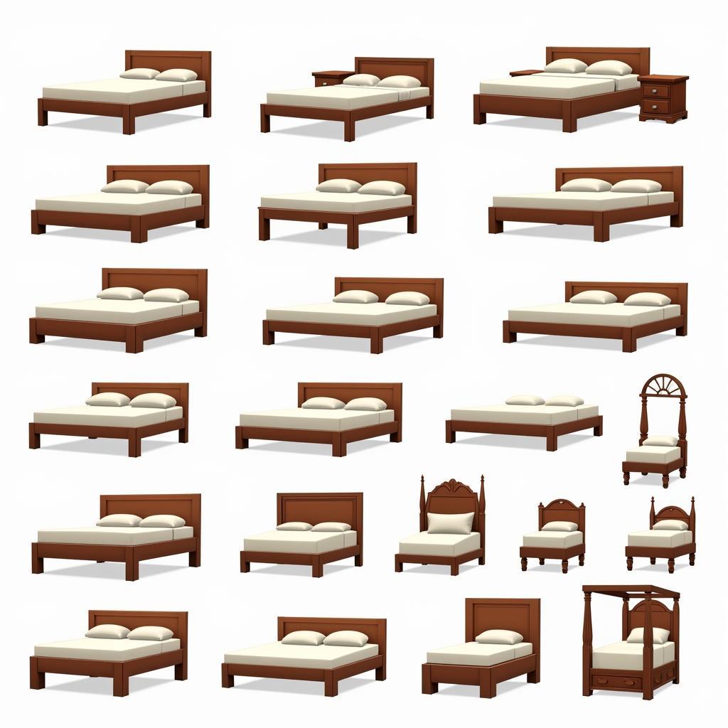 Variety of Sim Bed Styles