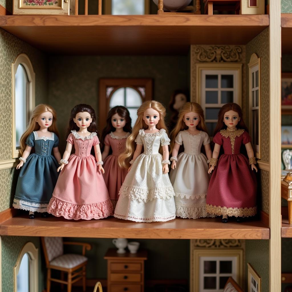 Victorian Dollhouse Dolls: Tiny Treasures from a Bygone Era