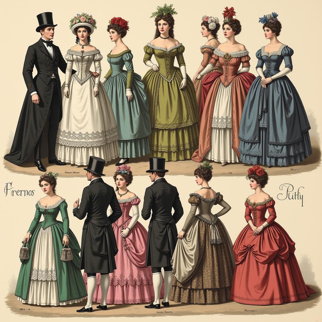 Elegant Victorian Era Costumes