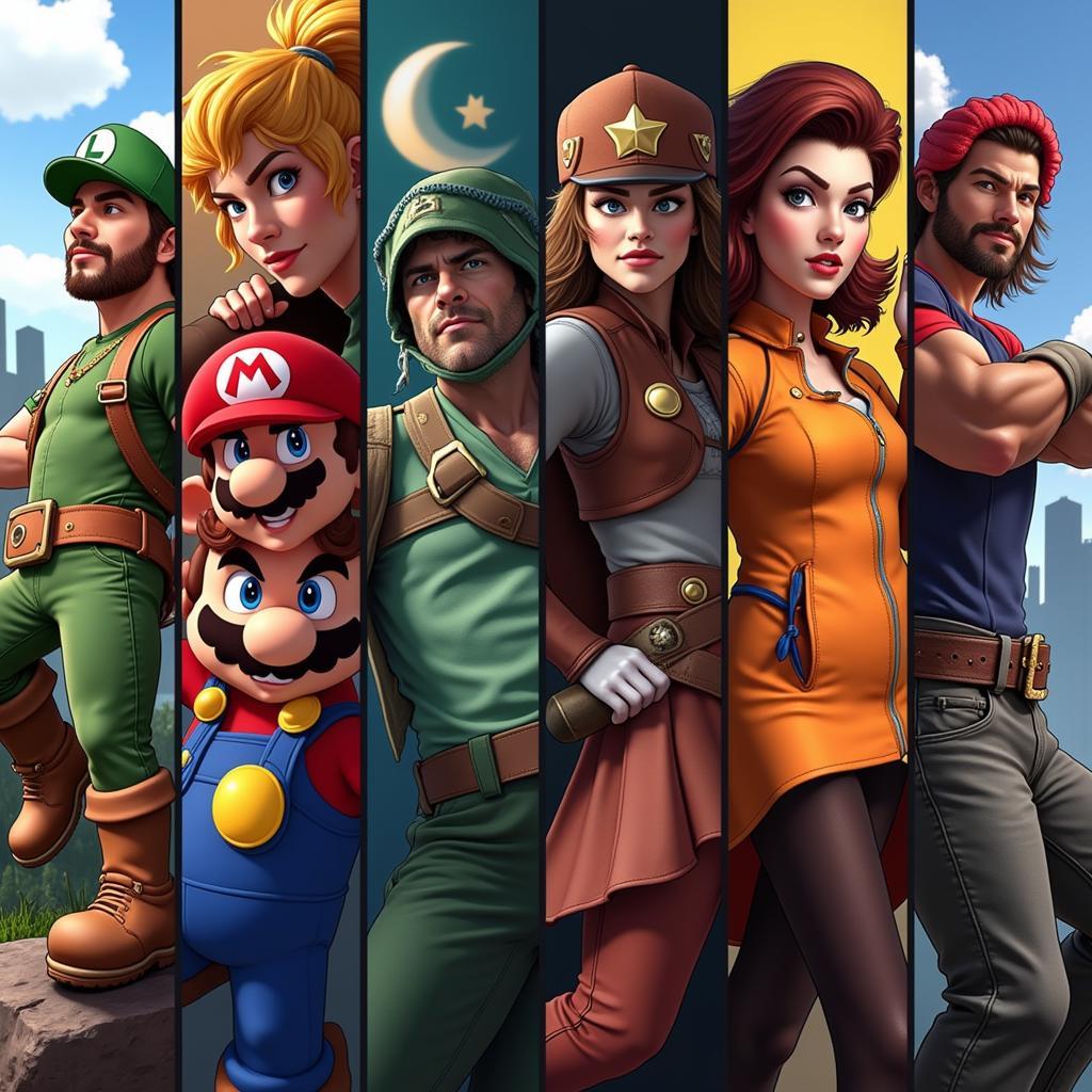 Video Game Characters Embodying Courage