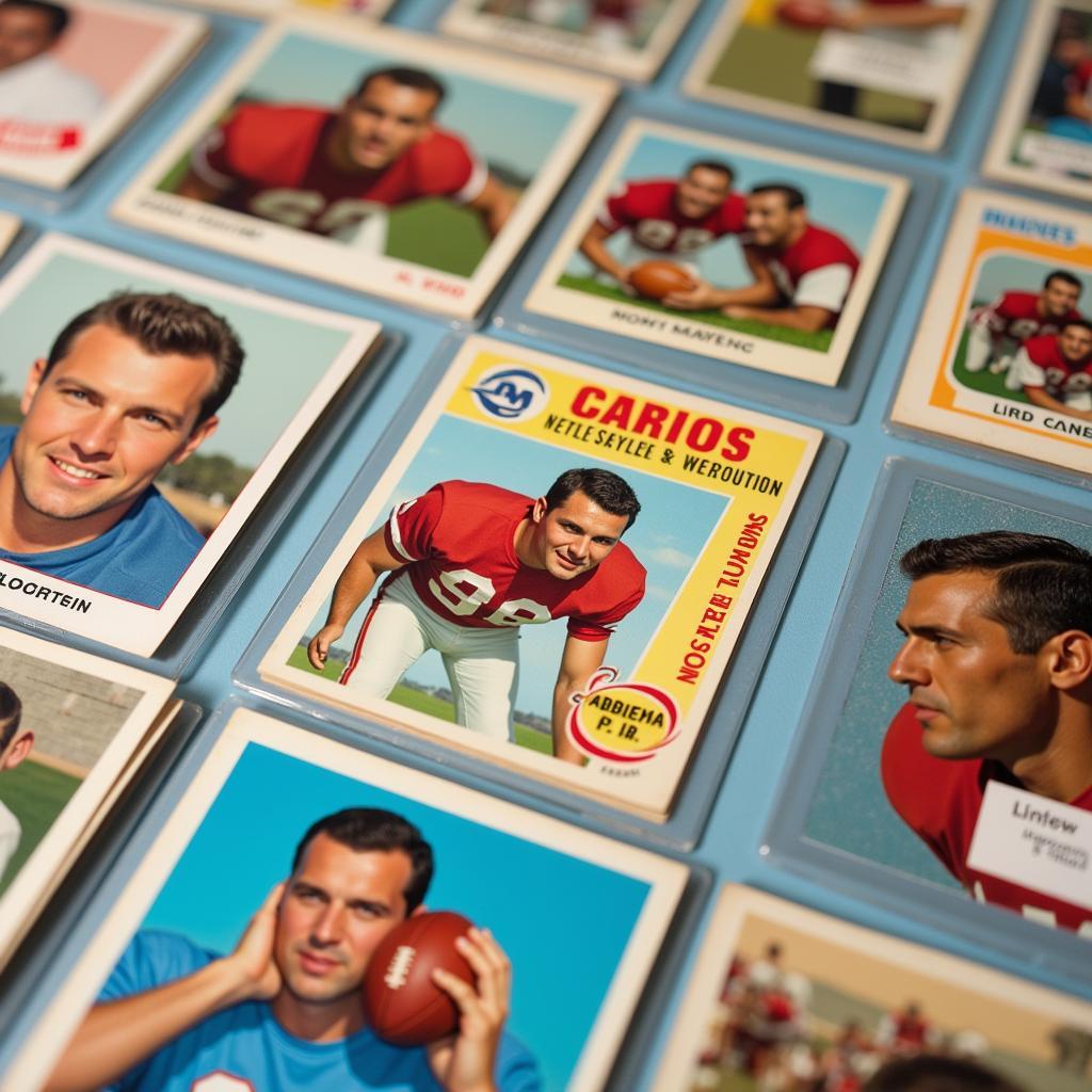 Collection of Vintage Football Cards