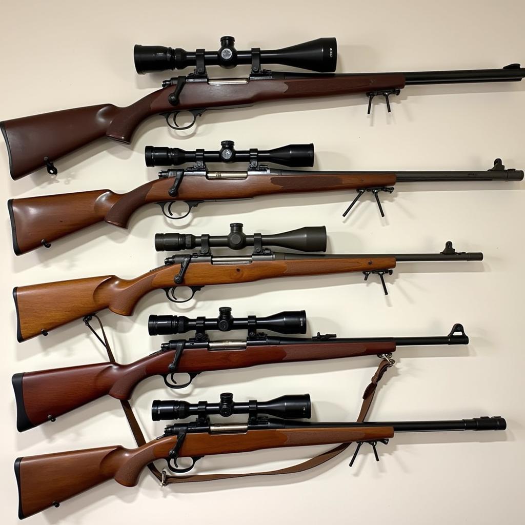 Vintage K31 Rifles and Scopes Collection