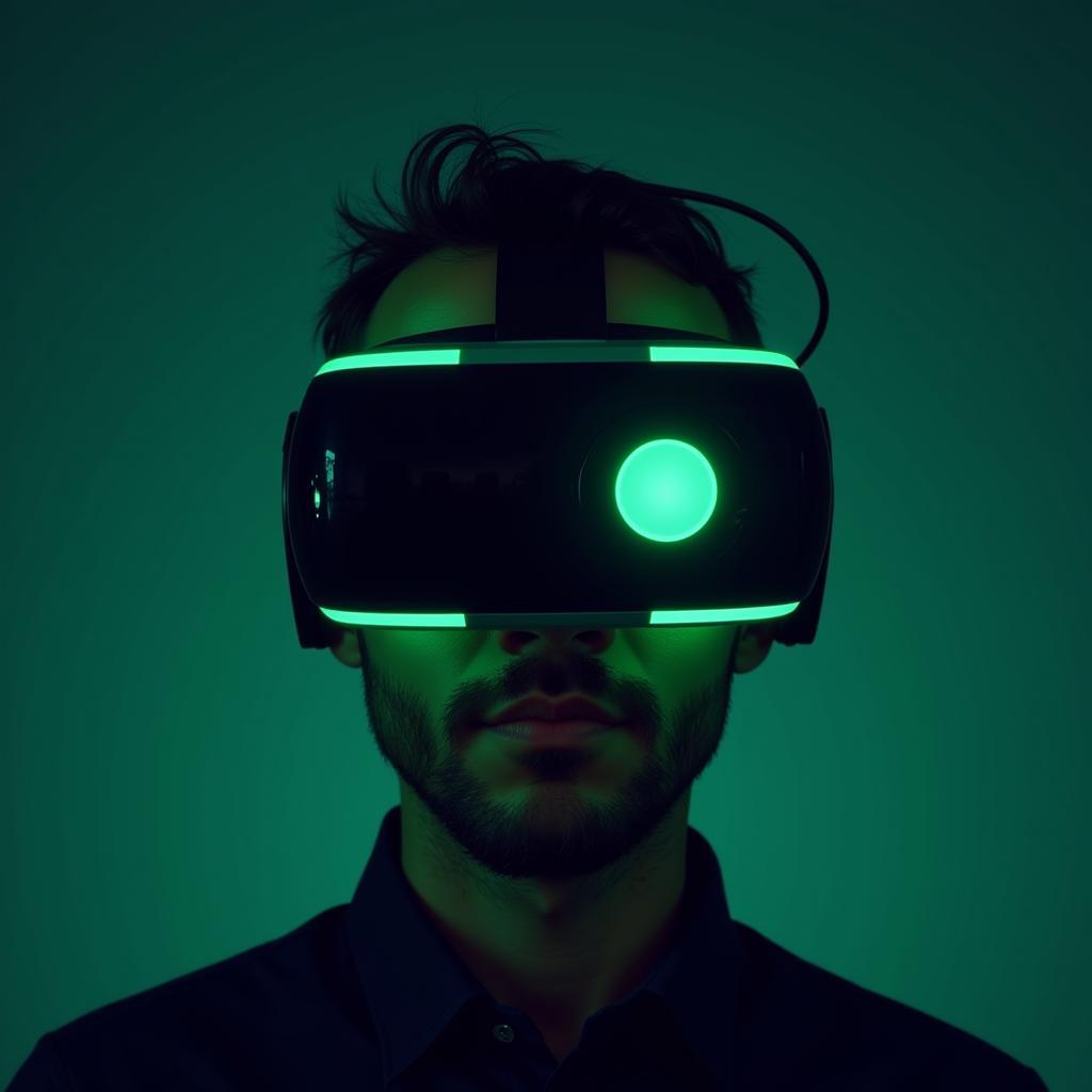 VR Headset Green Button