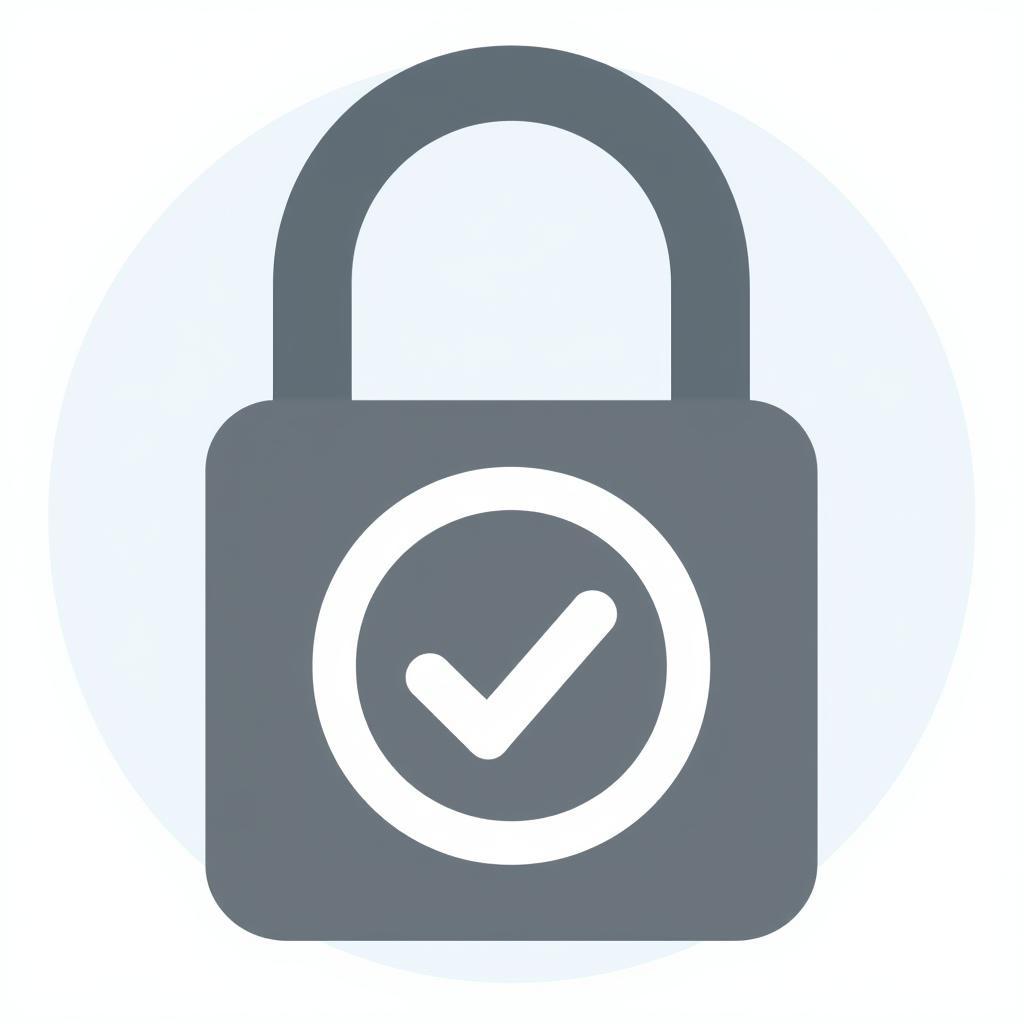 V-Lock Security Icon