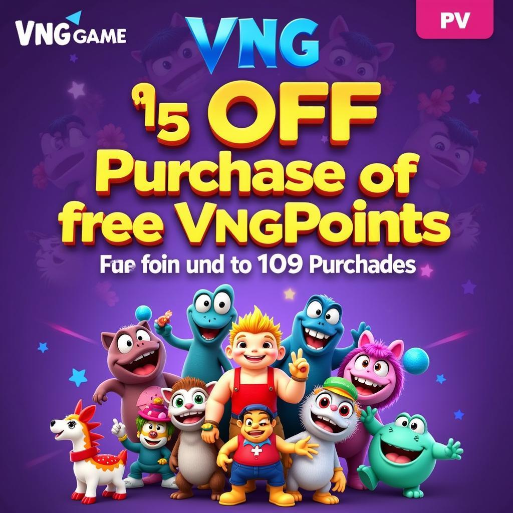 VNG Game Discount Banner: 15 Off of 109