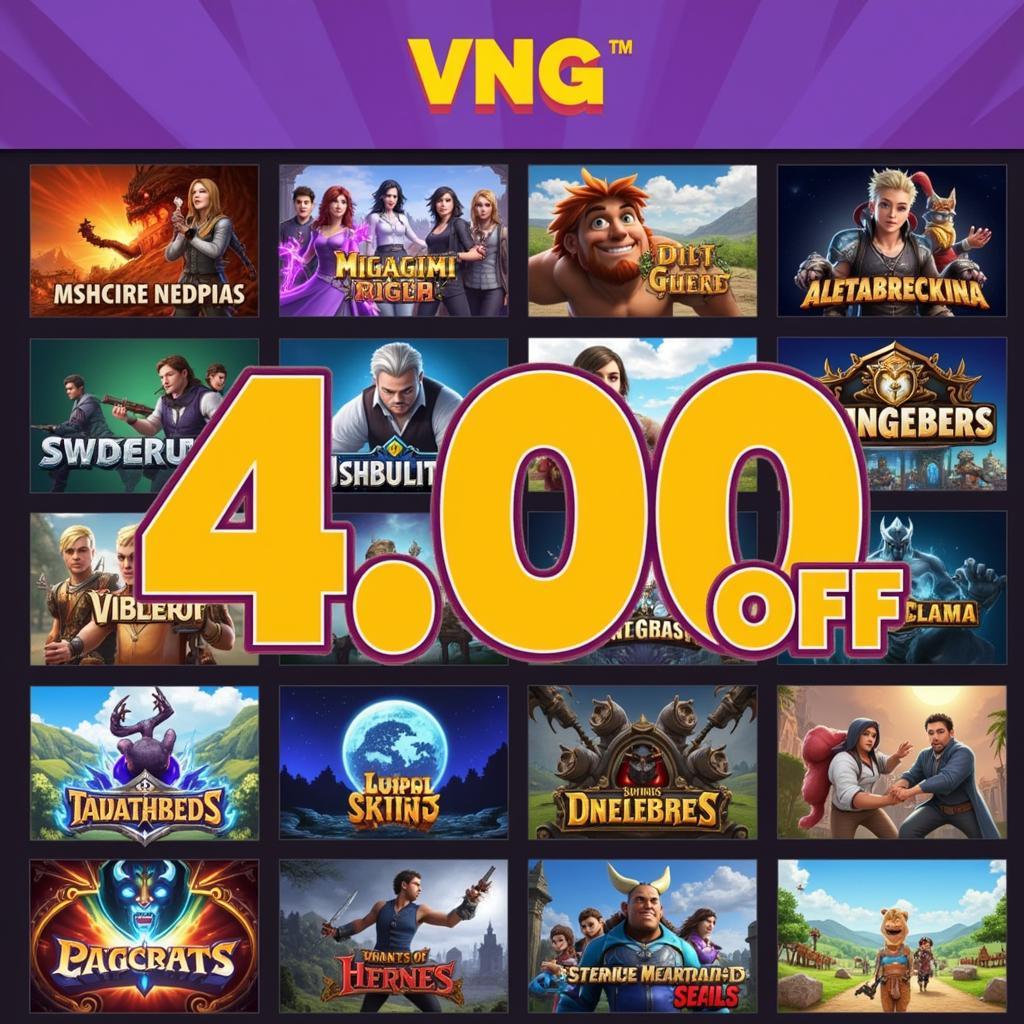 VNG Games 25 Off 4 Dollars Promotion