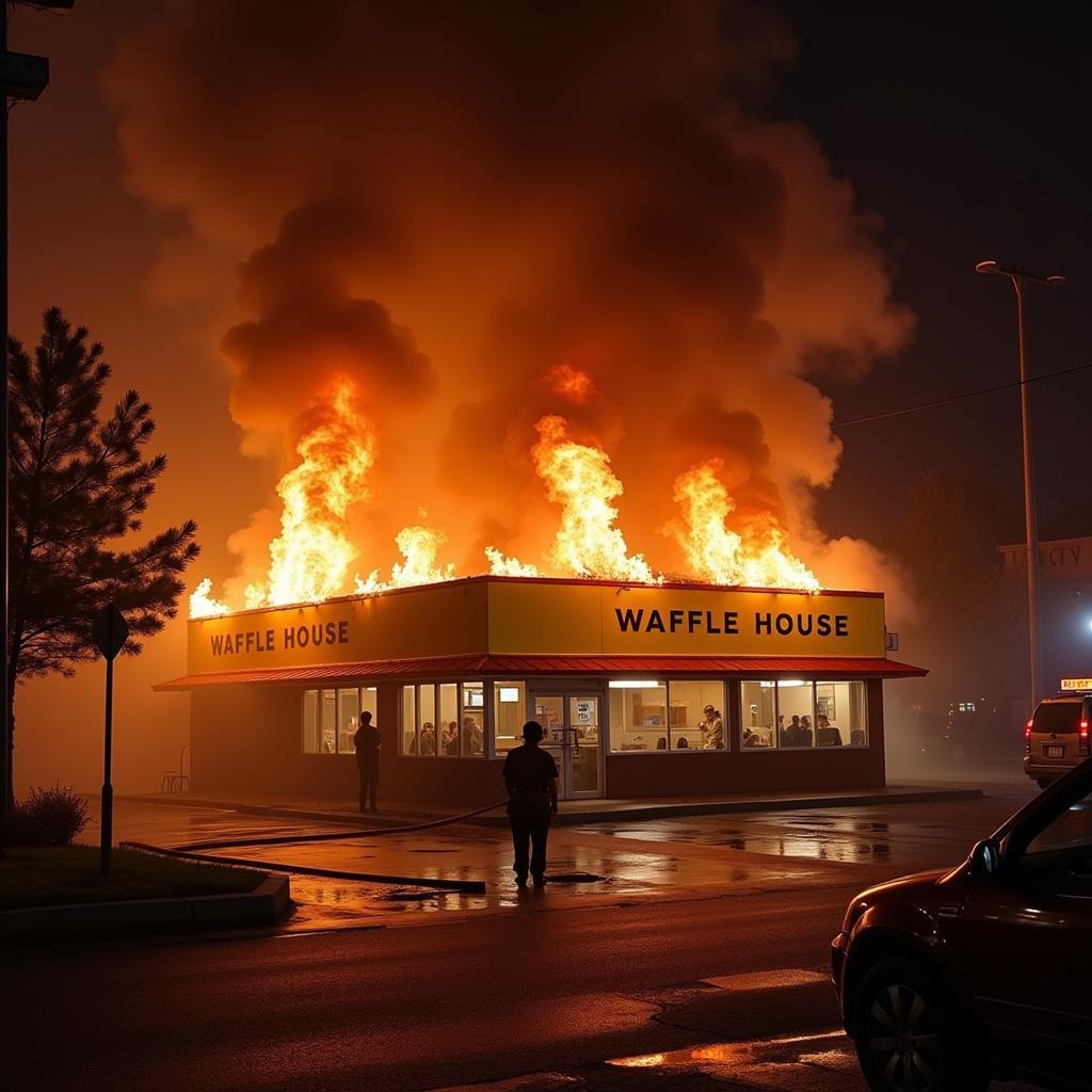 Waffle House Kitchen Fire