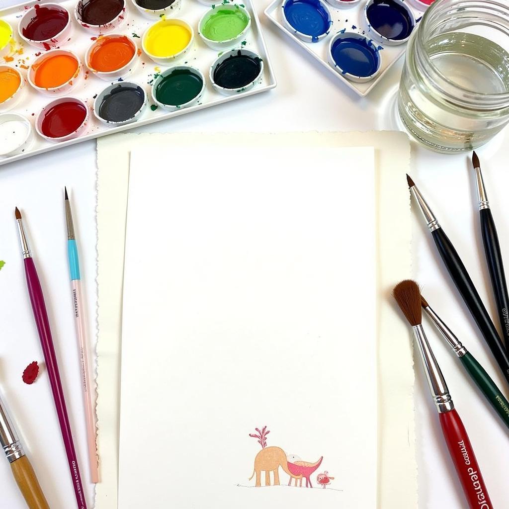 Watercolor Supplies for Whimsical Art