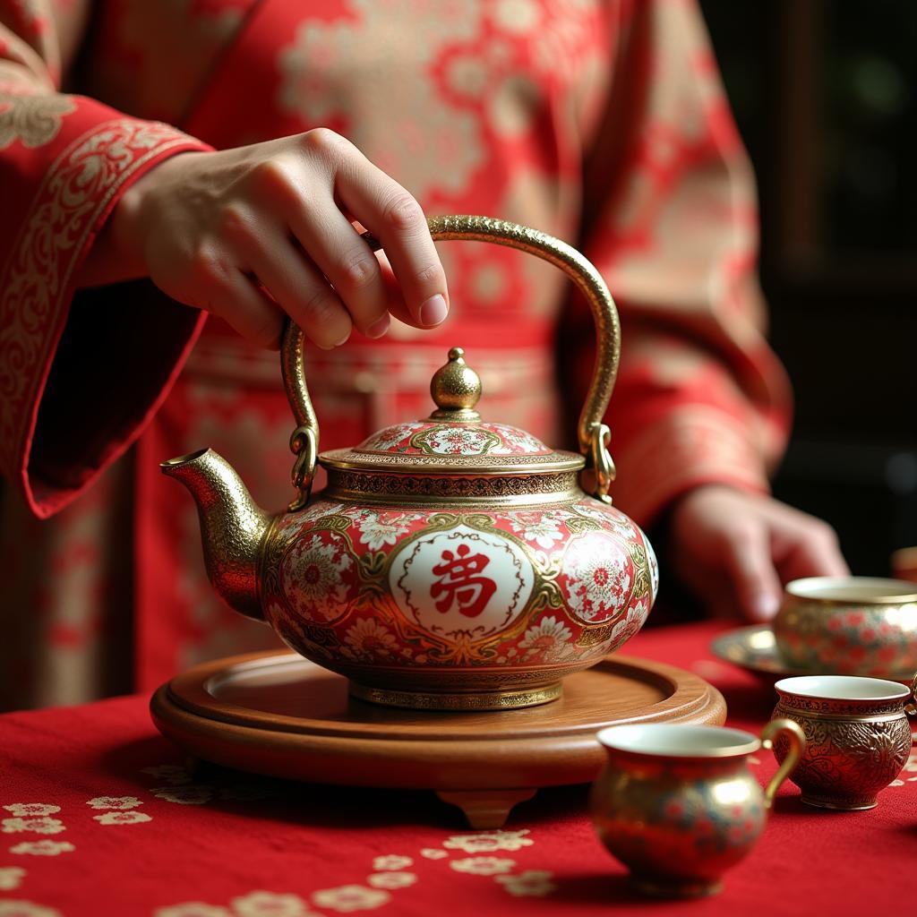 Traditional wedding tea ceremony