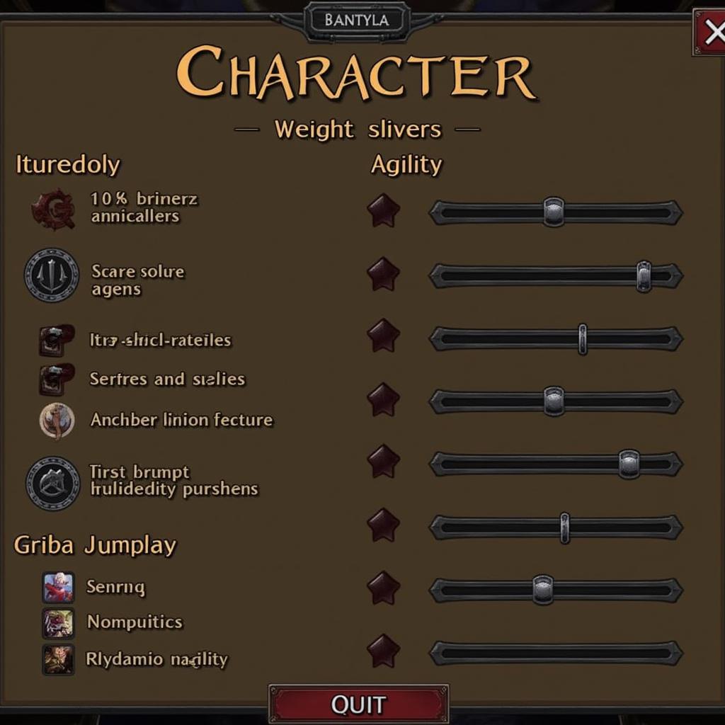 Character Customization with Weight Slider