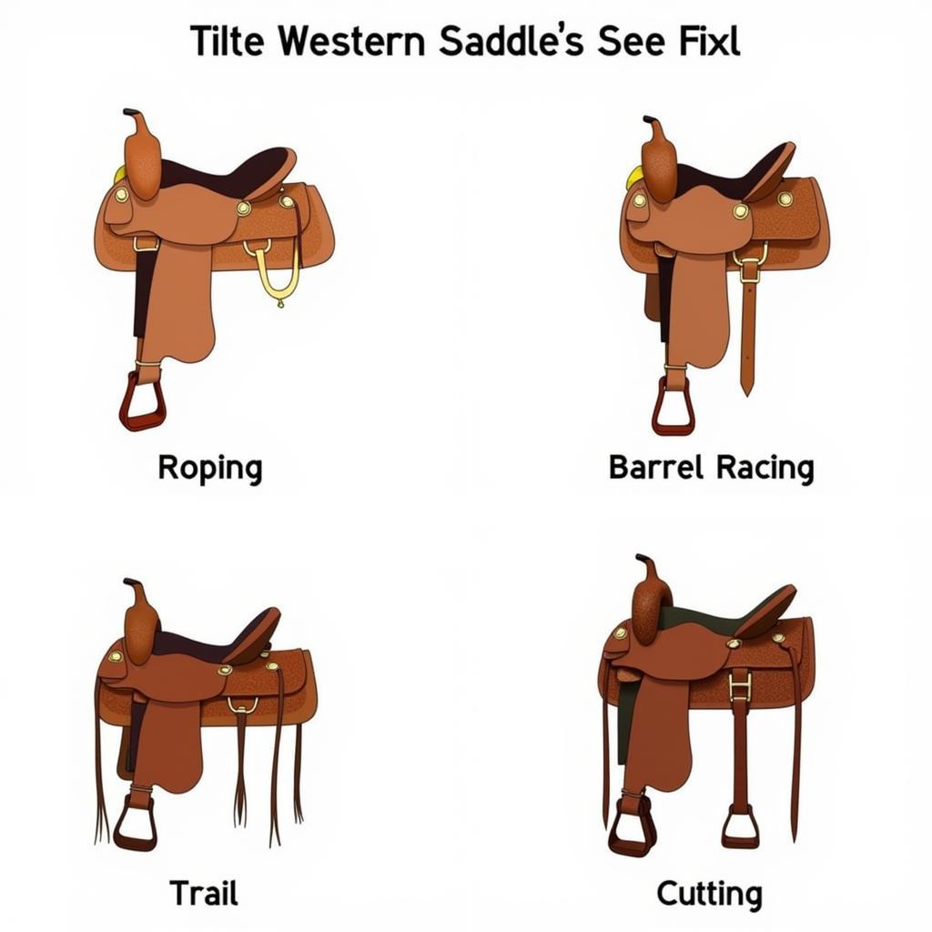 Types of Western Saddles