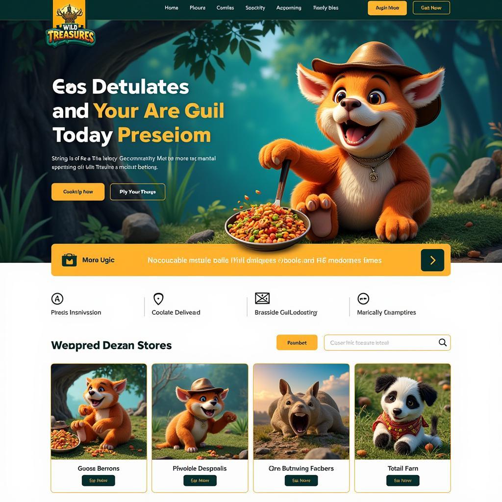 Wild Treasures Store Homepage