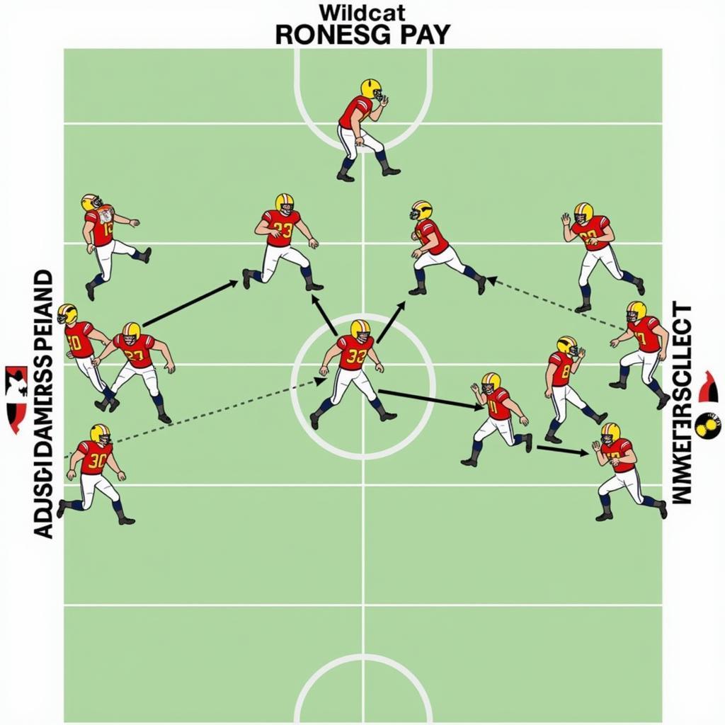 Wildcat Formation Run Play