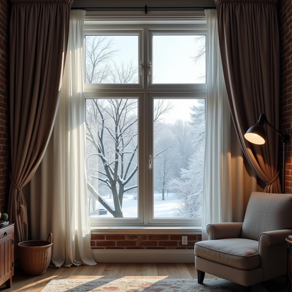 Warm and inviting winter windows