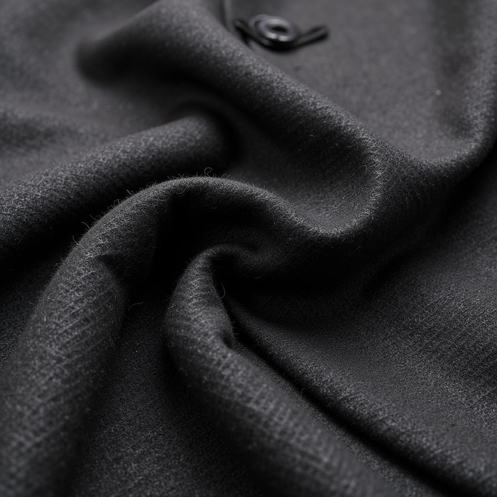 Detail Shot of a Wool Suit