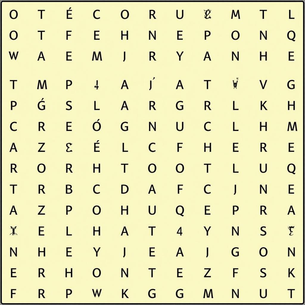 Word Search Level 115 Puzzle