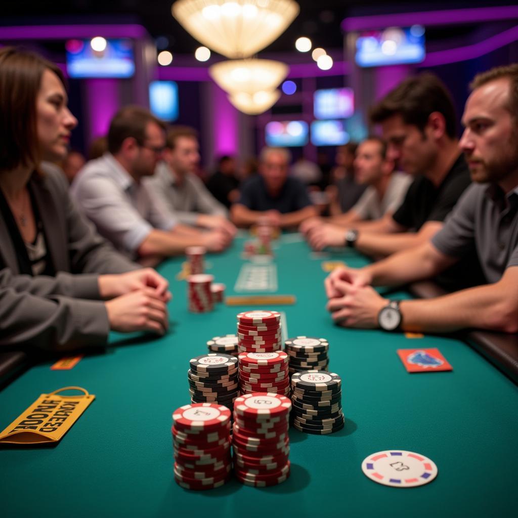 WSOP Final Table Chip Stacks