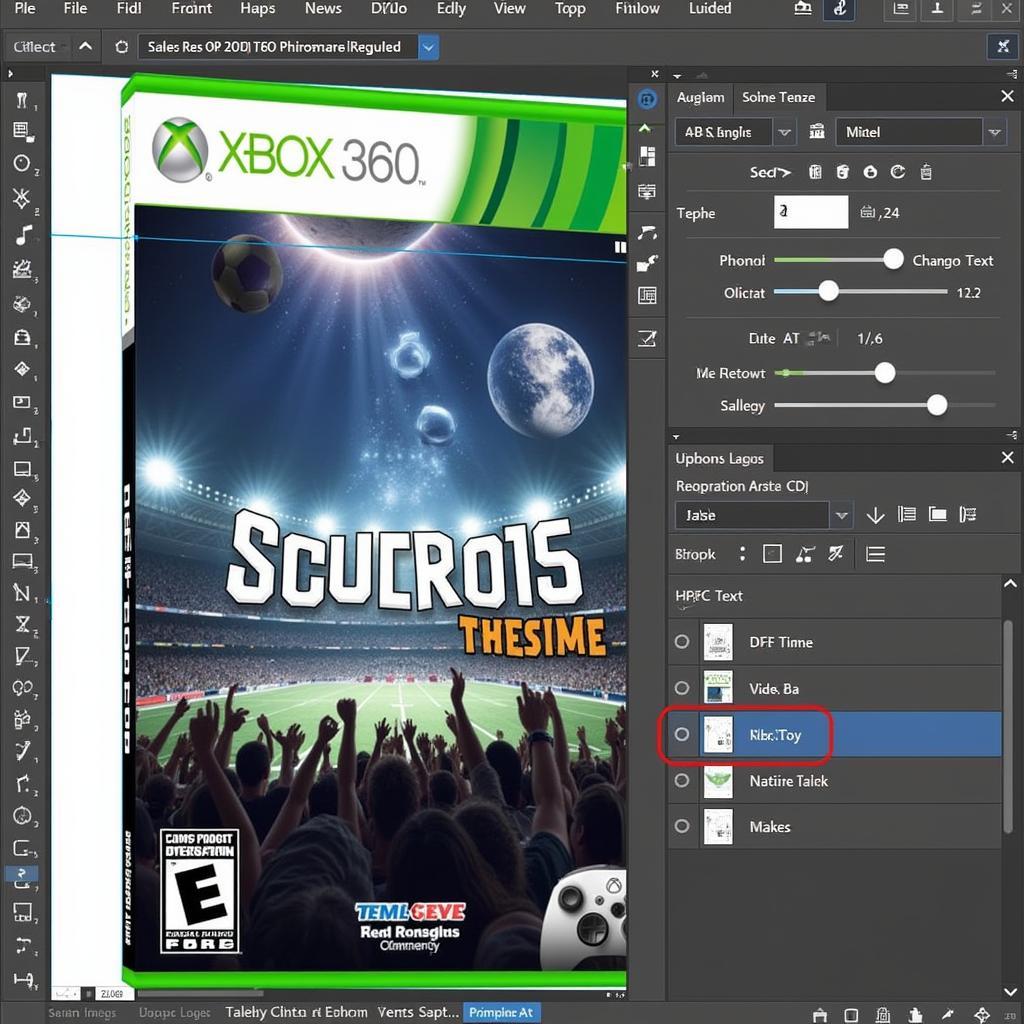 Designing a Custom Xbox 360 Cover Using Editing Software