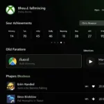 Xbox Achievement Leaderboard Example