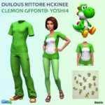 Yoshi Custom Content for Sims 4