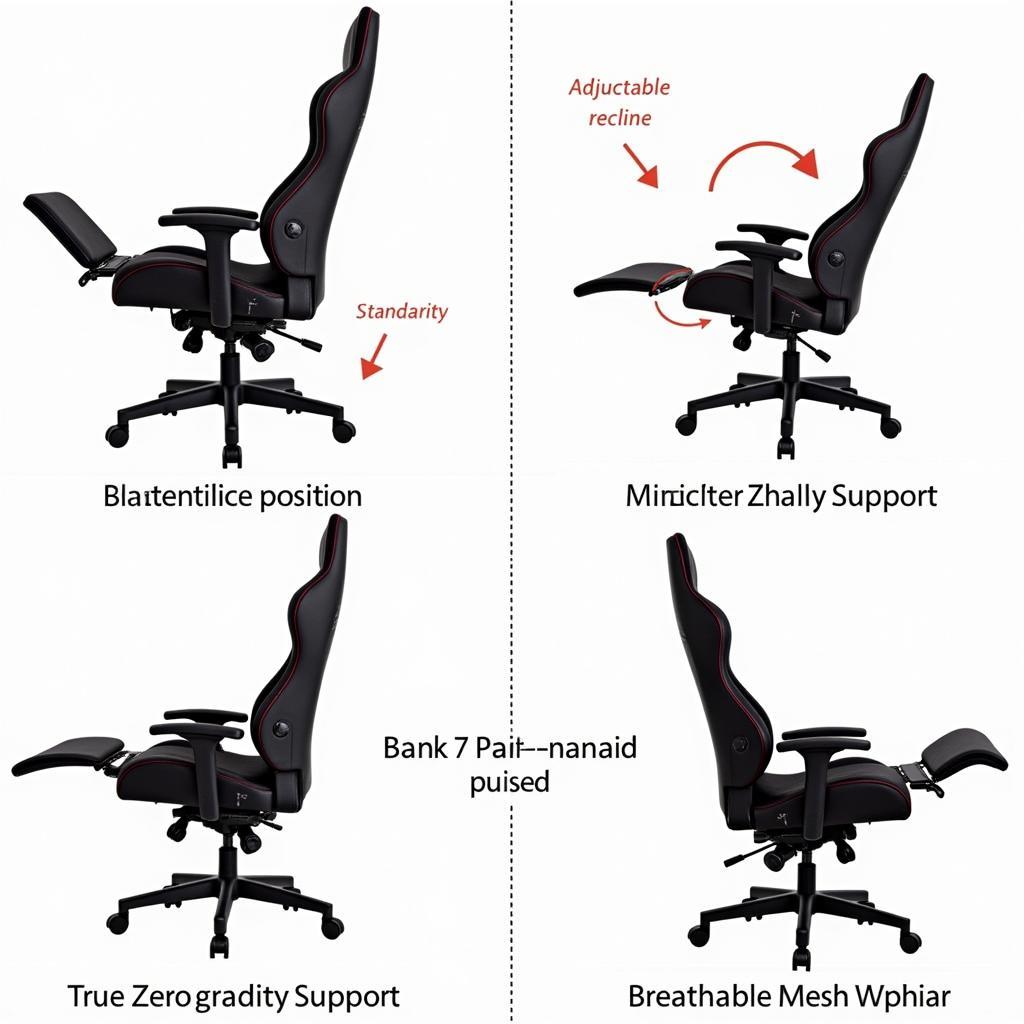 Zero Gravity Gaming Chair Recline Features