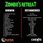 Minimum and Recommended System Requirements for Zombie's Retreat