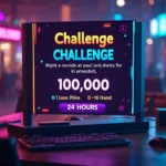 In-game challenge with a 10,000 point goal within 24 hours