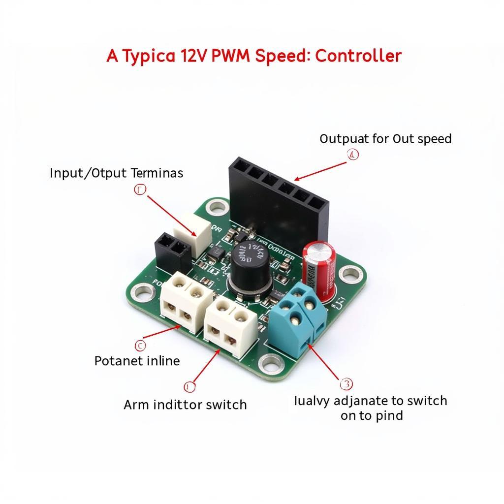 12V PWM Speed Controller Example