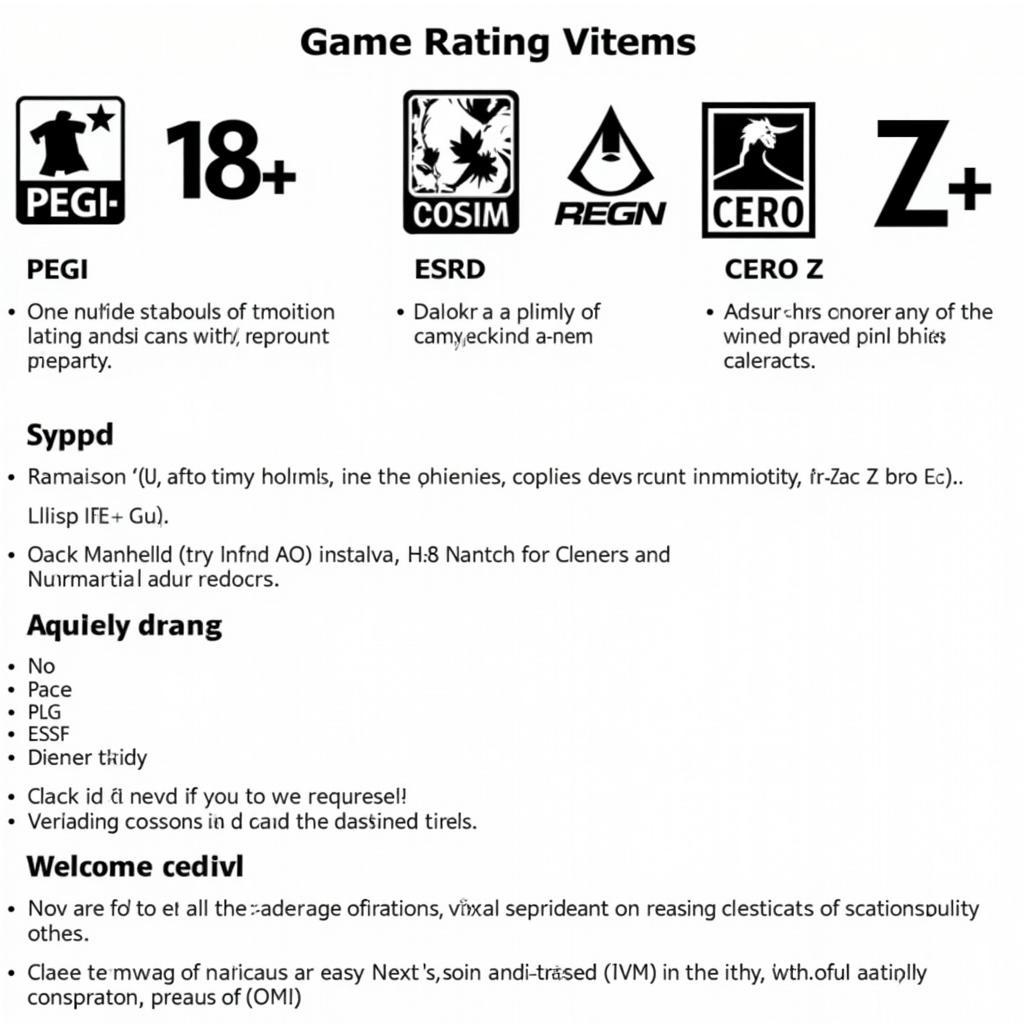 18+ Game Rating Symbols Explained