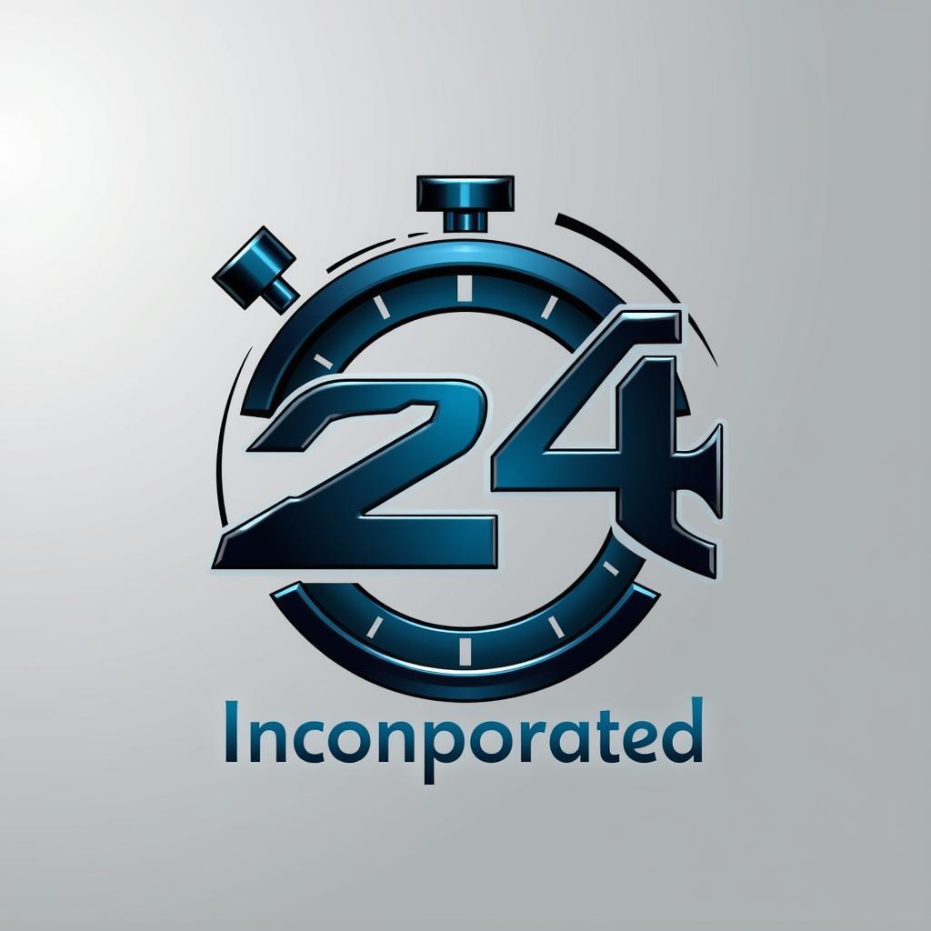 Fictional Logo Concept for 24 Incorporated