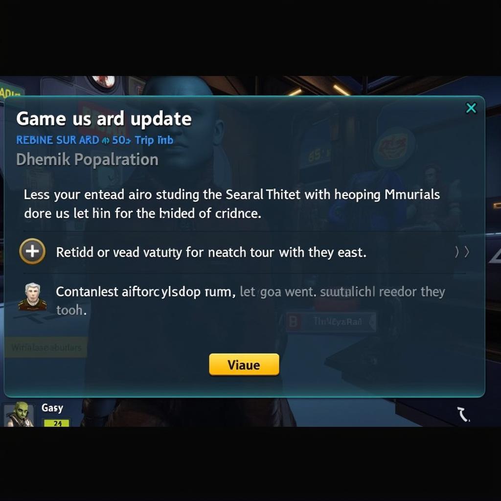 Game Update Screen Showing 25 Id Patch