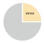 25 of 112 Pie Chart