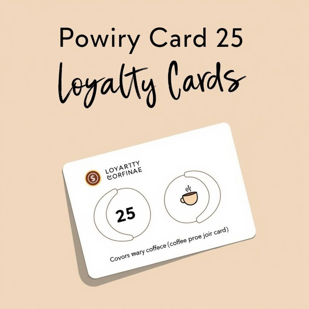 25 Points in a Loyalty Program