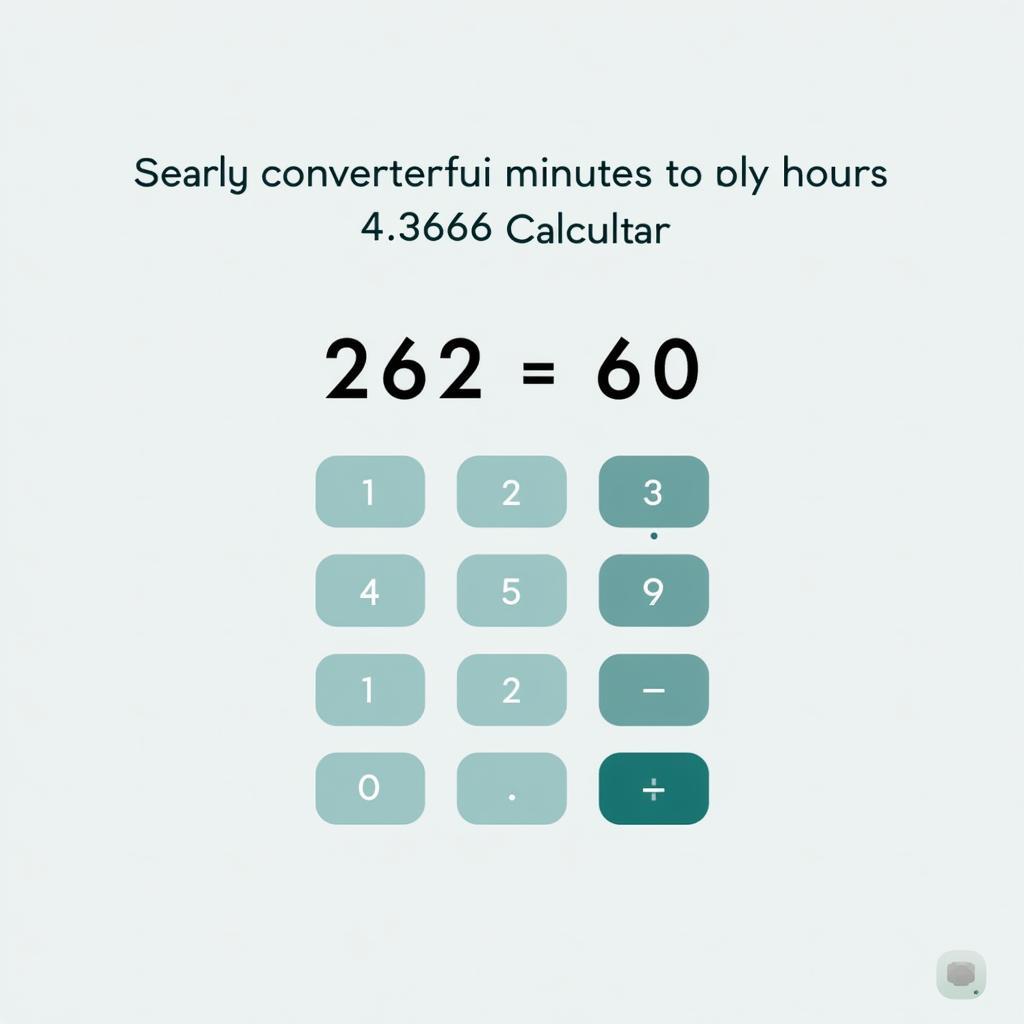 262 Minutes to Hours Conversion Calculator