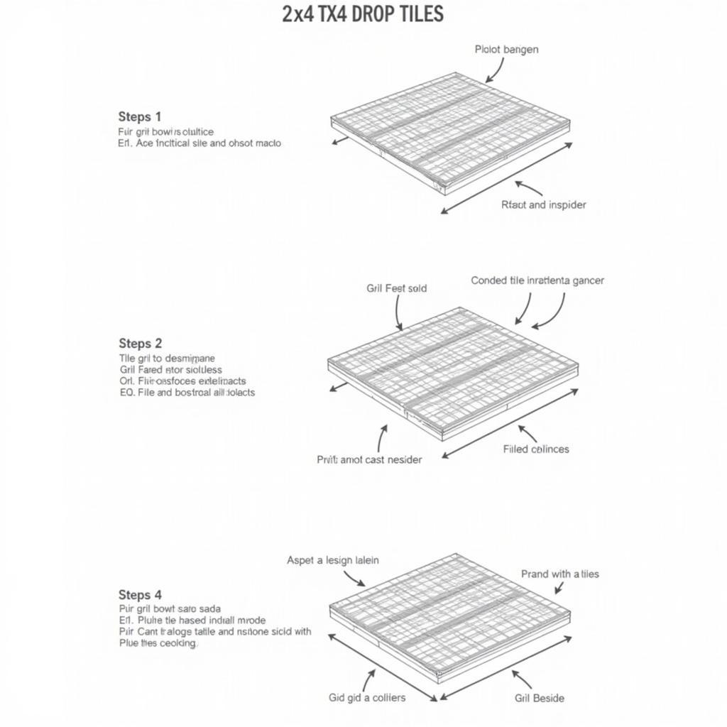 Step-by-Step Installation of 2x4 Drop Ceiling Tiles in a Grid System